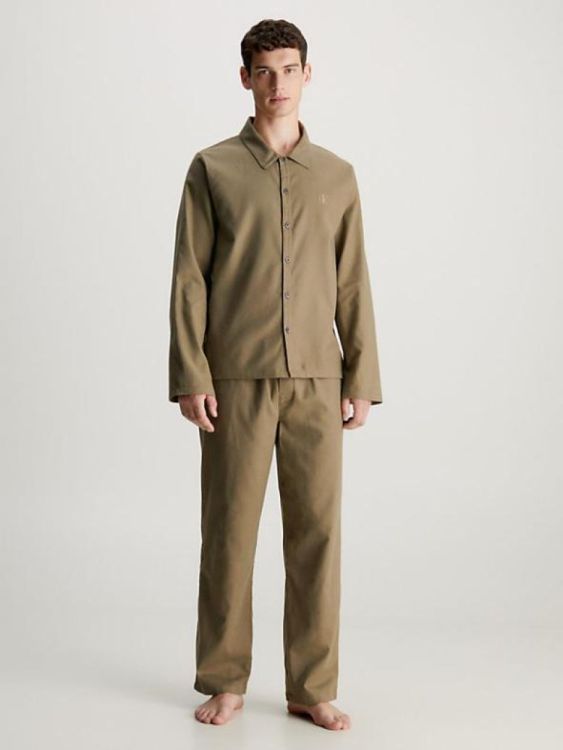 Calvin Klein Pyjama L/S Button down (NM2461EFUC + NM246EFUC) - WeekendMode