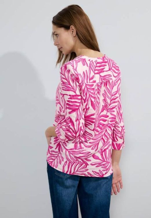 Cecil Small Leafs Print Blouse (04.344507/25369) - WeekendMode