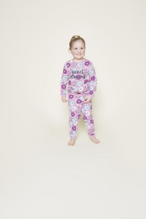 Charlie Choe Girls pyjama set (S49046-41/Light mauve) - WeekendMode