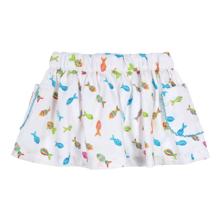 Gymp Skirt Ariel (430-4130-10/White - Multi/) - WeekendMode