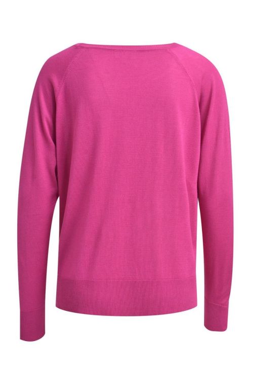 Milano Italy Pullover with roundneck and raglan 1/1 s (99-5412-9835/pink) - WeekendMode