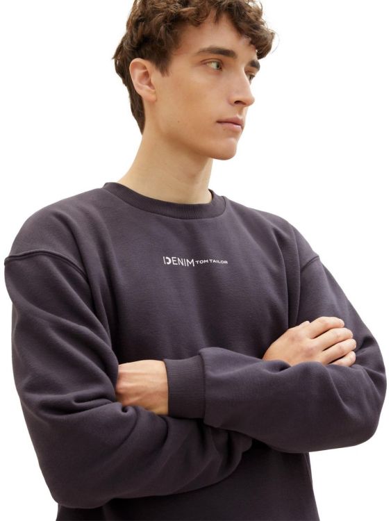 Tom Tailor Denim Men crew neck sweater with print NOS (1038751/29476) - WeekendMode