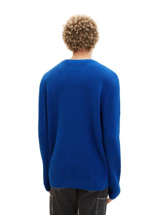 Tom Tailor Denim Men structured crew neck sweater (1038268/14531) - WeekendMode