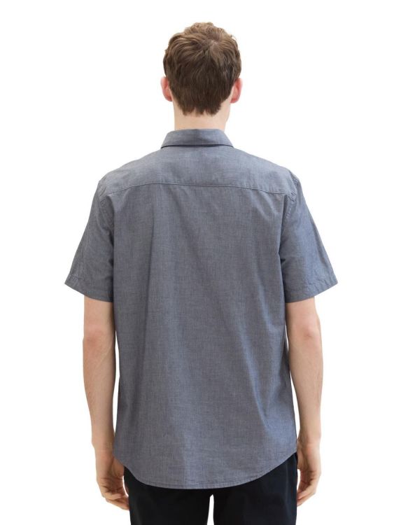 Tom Tailor Men Casual poplin shirt (1042352/28941 navy chambray) - WeekendMode