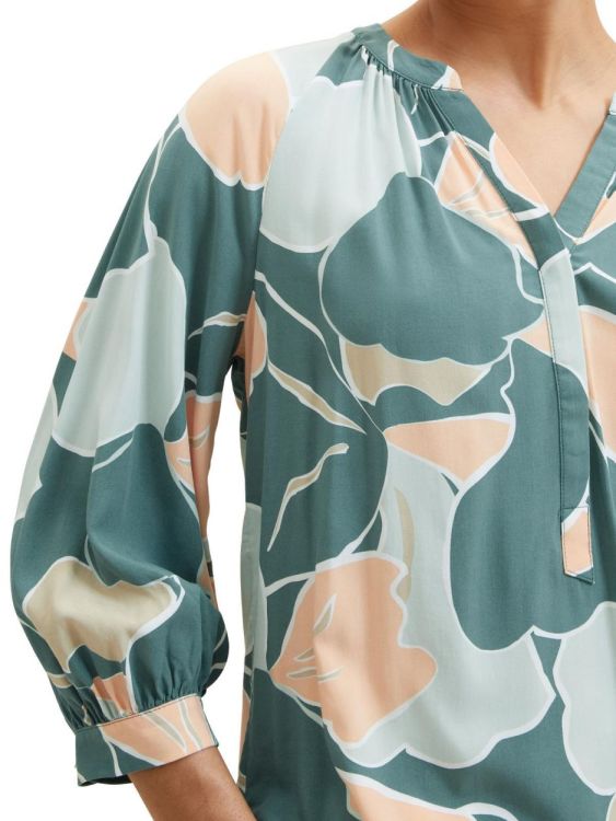 Tom Tailor Women feminine print blouse (1040308/34845 abstract flower print) - WeekendMode