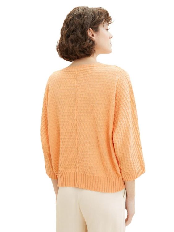 Tom Tailor Women knit pullover structured (1040344/34911 light coral melange) - WeekendMode