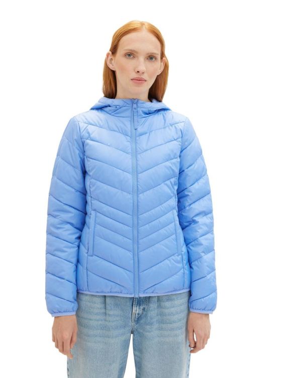 Tom Tailor Women light weight puffer jacket (1035807/18712 sicilian blue) - WeekendMode