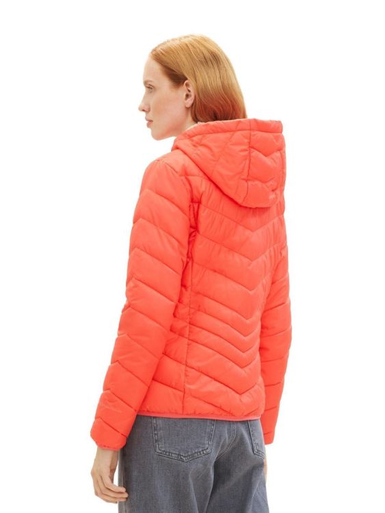 Tom Tailor Women light weight puffer jacket (1035807/11042 Plain Red) - WeekendMode